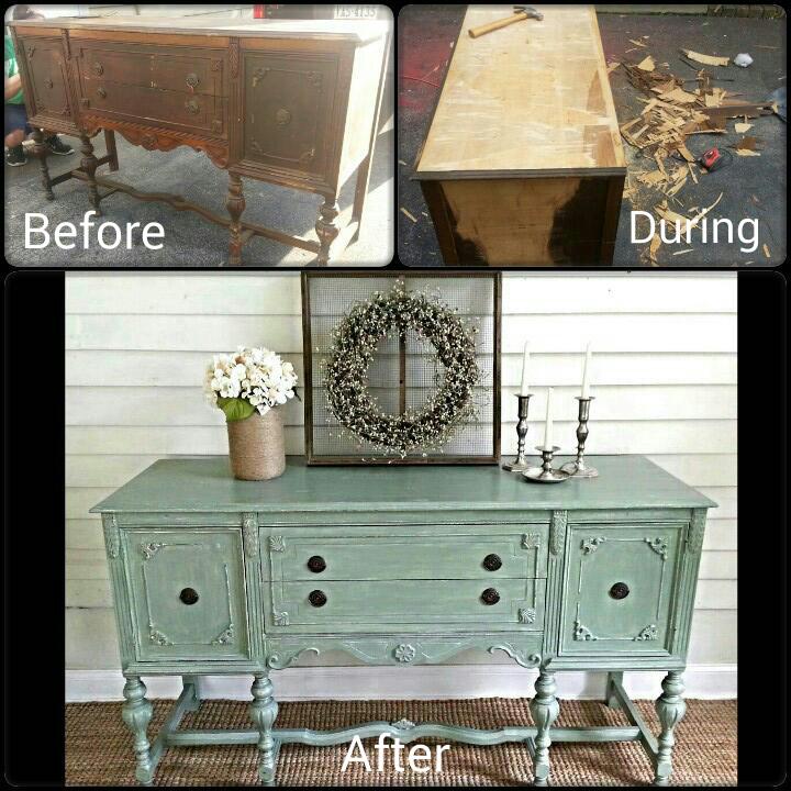 Old buffet given a second chance! | General Finishes 2018 Design Challenge