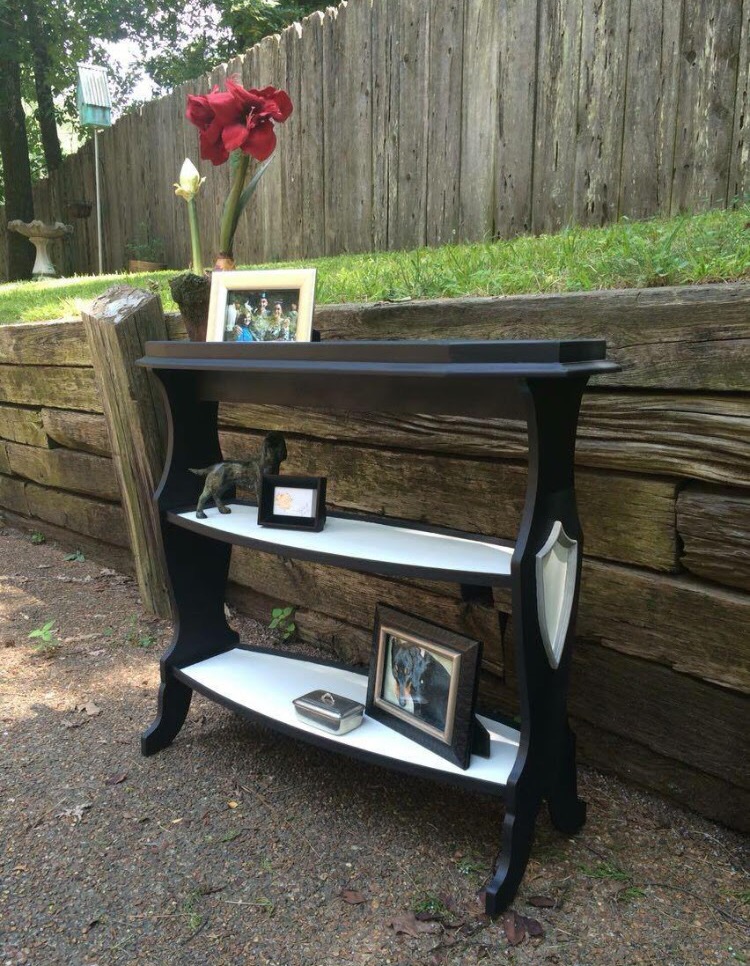 Black and White Console Table General Finishes 2018 Design Challenge