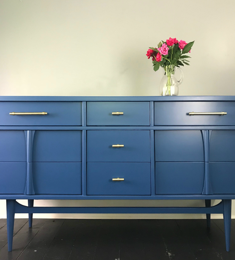 Feeling Blue Lowboy Dresser | General Finishes 2018 Design Challenge