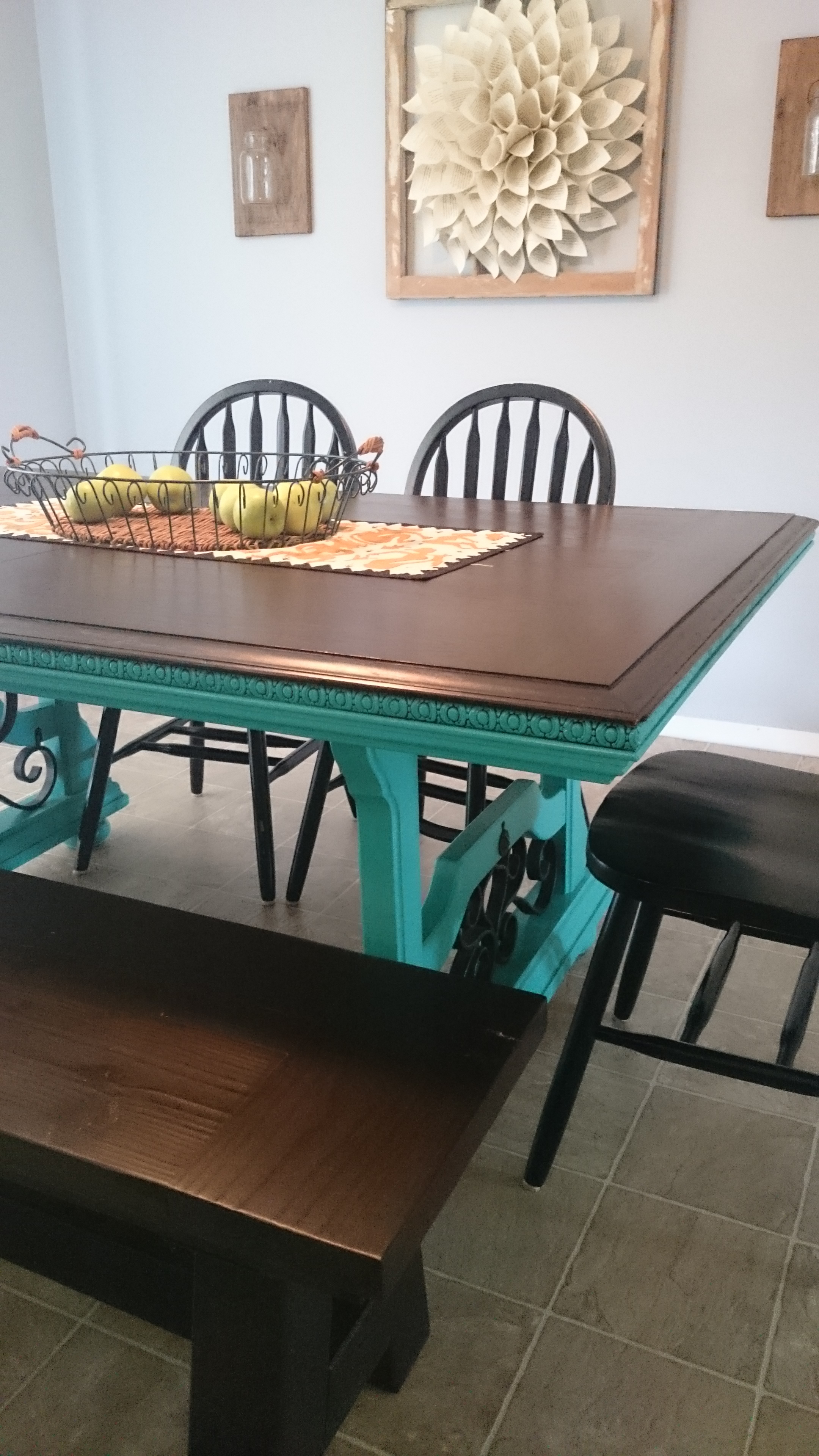 70s table makeover | General Finishes 2018 Design Challenge