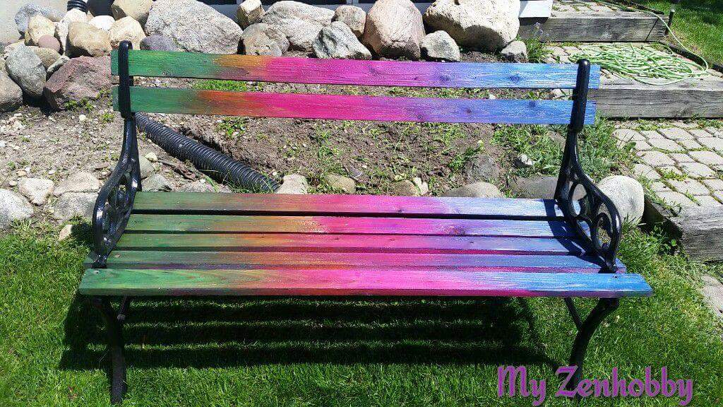 Rainbow Bench General Finishes 2018 Design Challenge