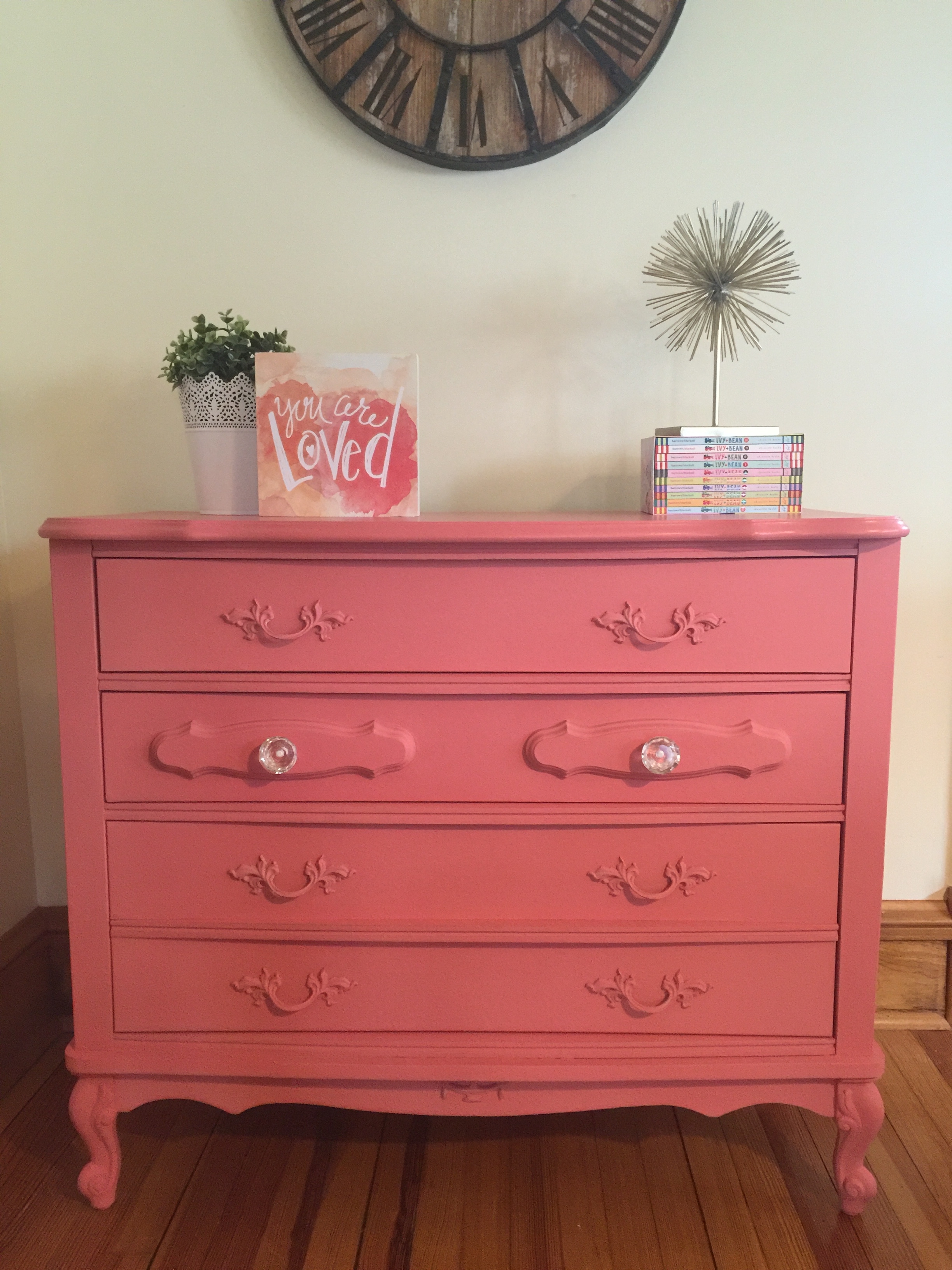 Coral Dresser Fit For A Princess General Finishes 2018 Design Challenge   Image 319 