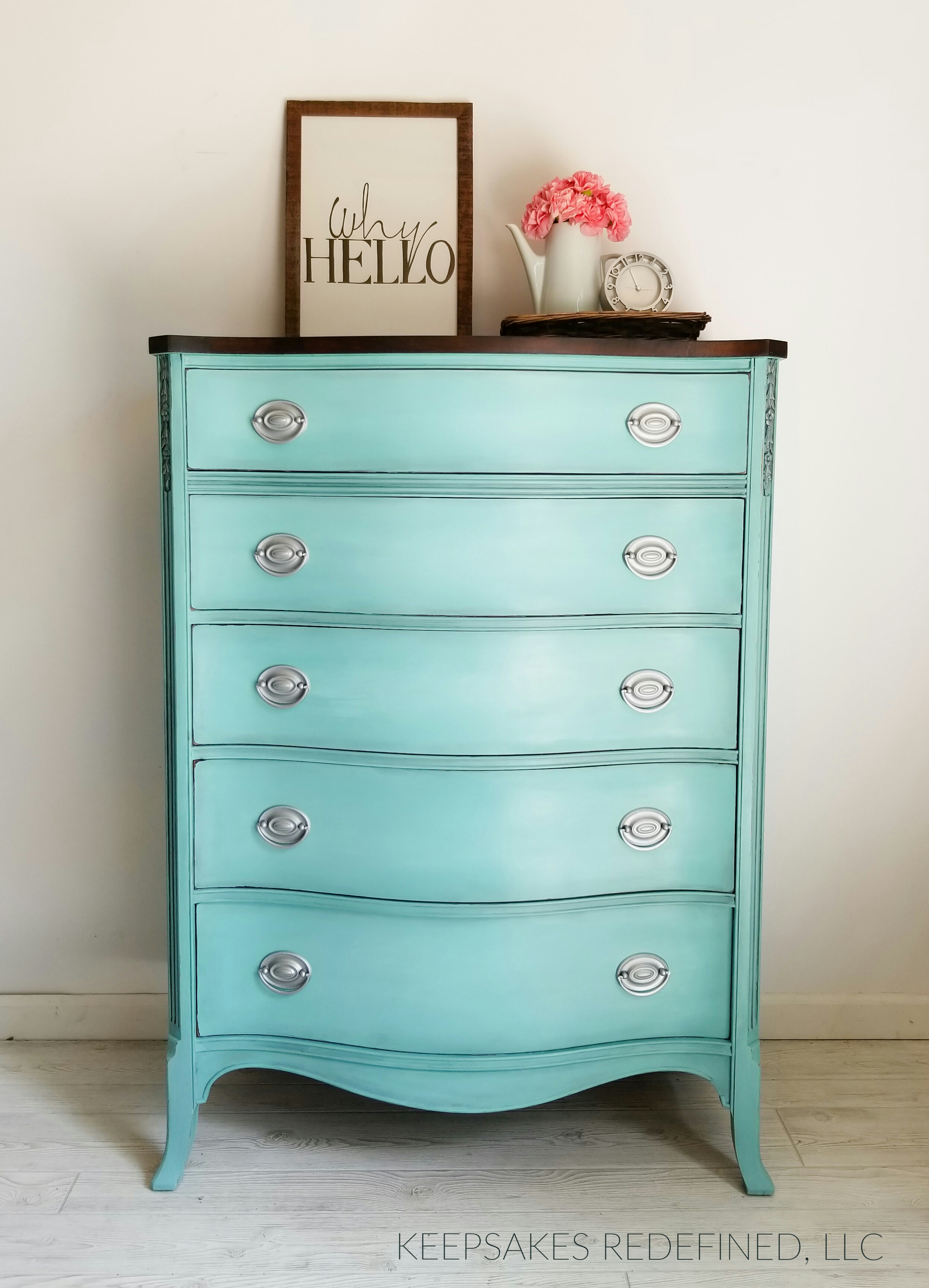 Custom Aqua Dresser General Finishes 2018 Design Challenge   Img 20180717 171410 