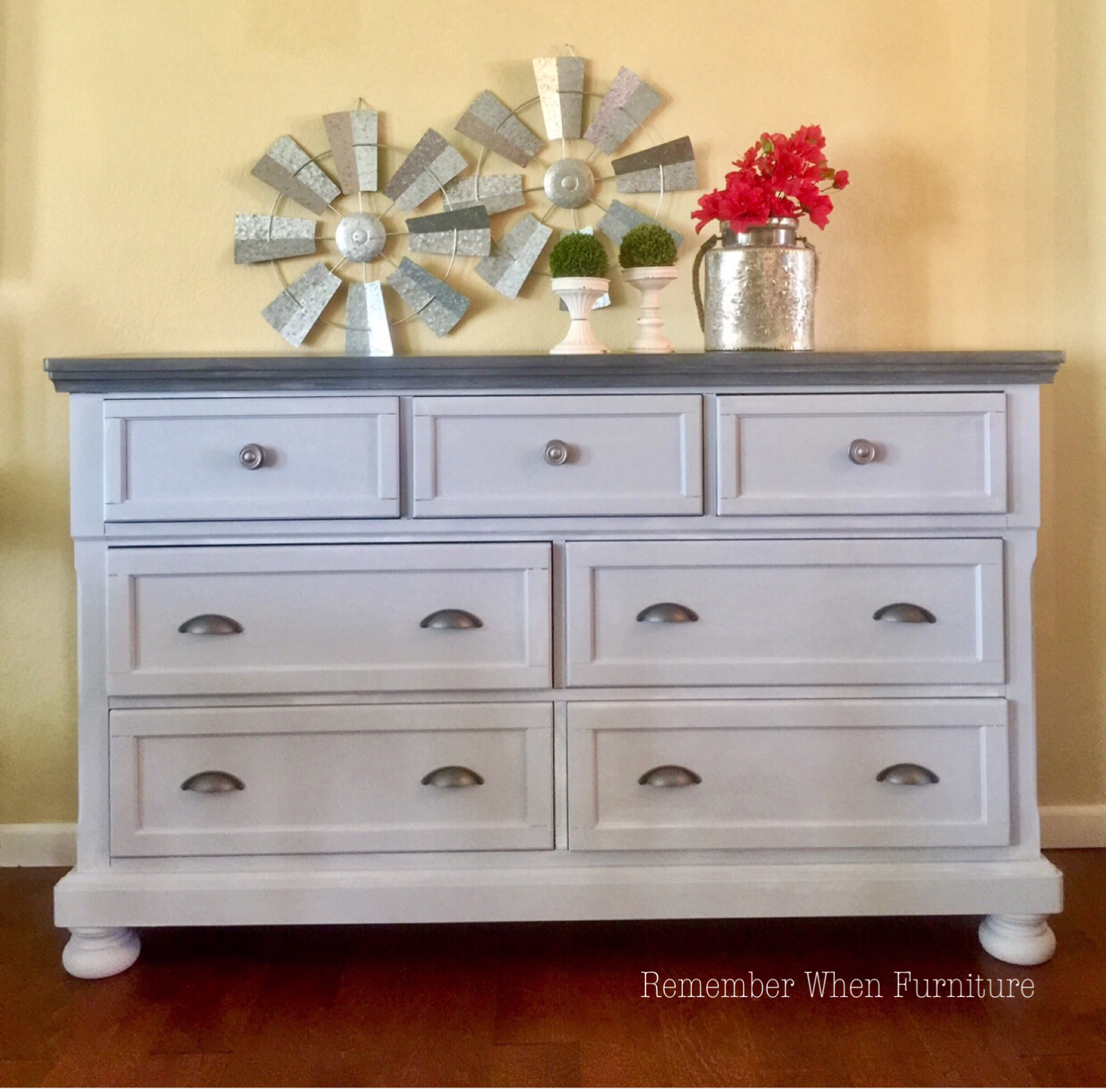 Dresser With Custom Glazed Top 