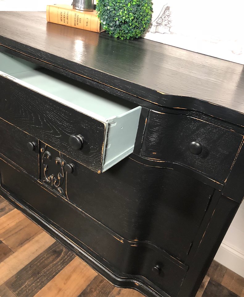 Lamp Black Buffet | General Finishes 2018 Design Challenge