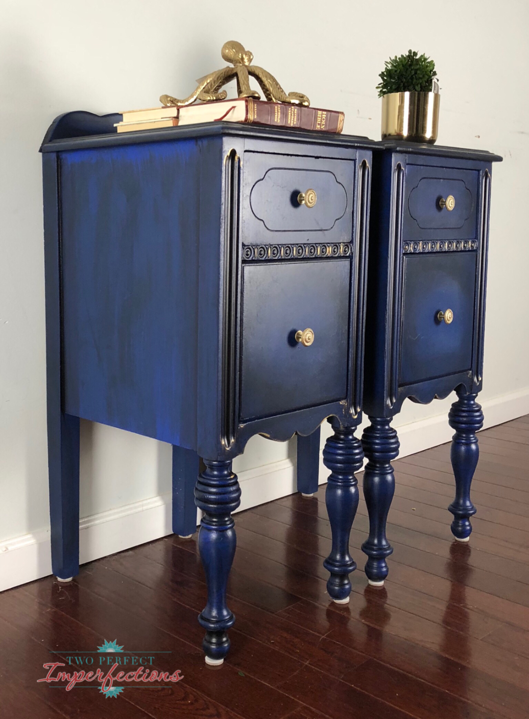 Ocean Blue Vanity Nightstands General Finishes 2018 Design Challenge