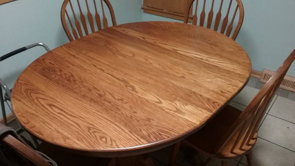 Oak Table Upgrade General Finishes 2018 Design Challenge   Refinish3 