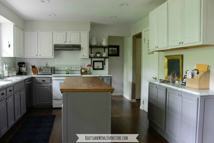 Kitchen Makeover With Tuxedo Cabinets General Finishes 2018 Design   Watermark2 5 