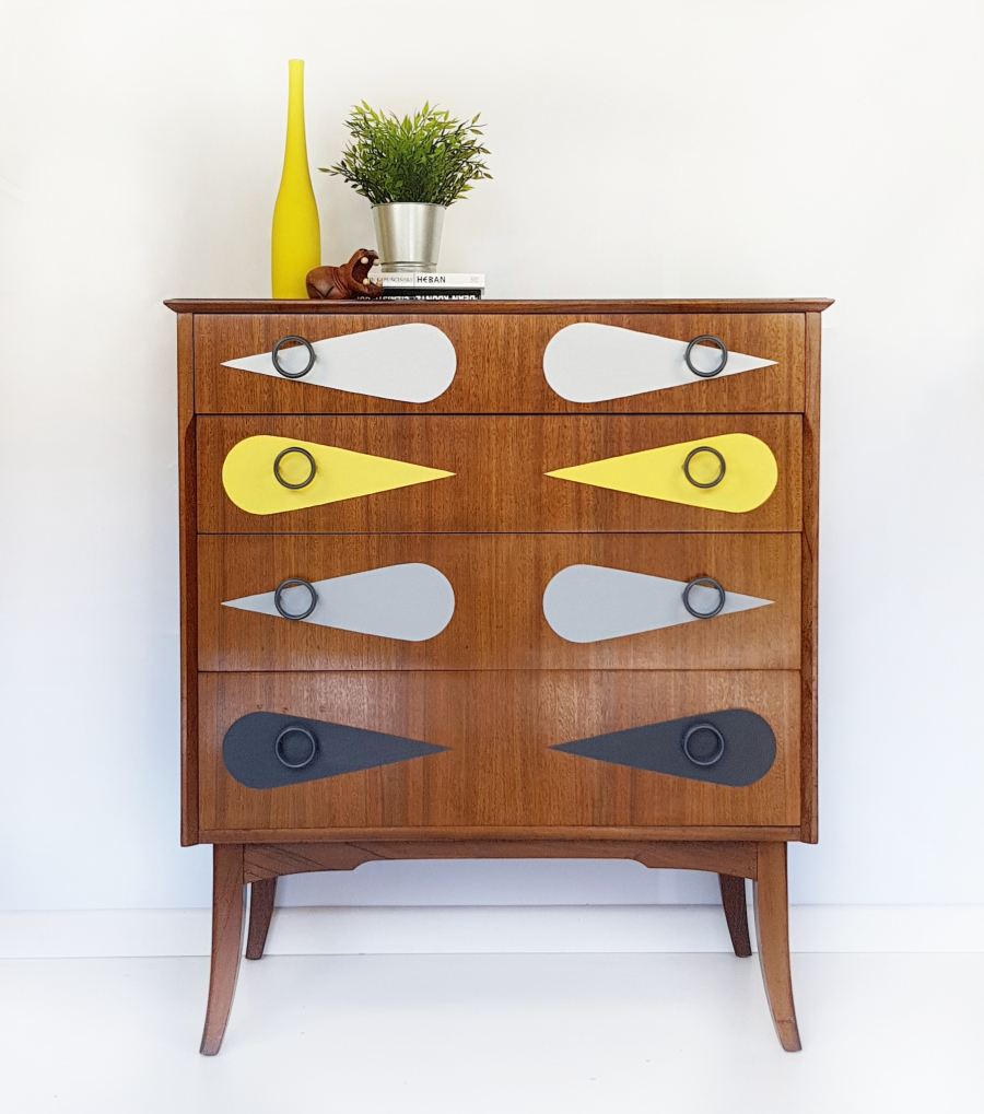 Retro dresser with modern twist