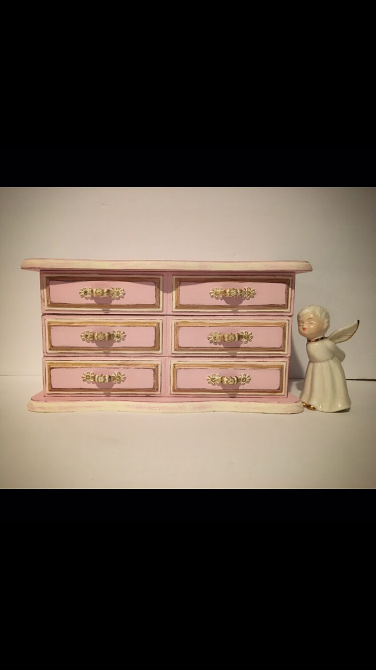 Gilded Pink Jewelry Box