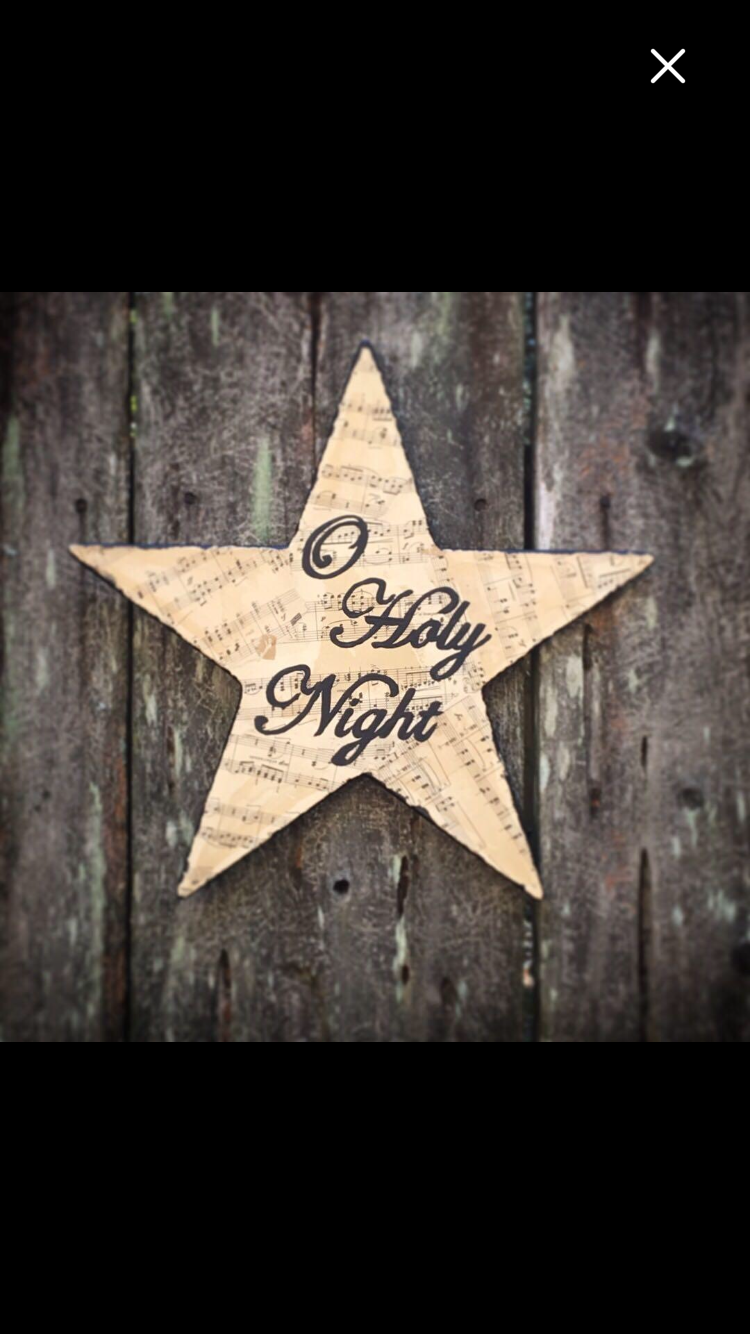 "O Holy Night" Christmas Decor