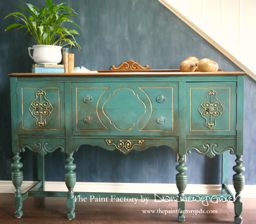 Antique Jacobean Buffet | General Finishes 2018 Design Challenge