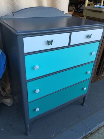 Multi-Color Butterfly Dresser