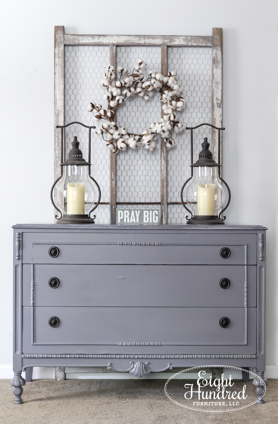 Driftwood Dresser - Full Length