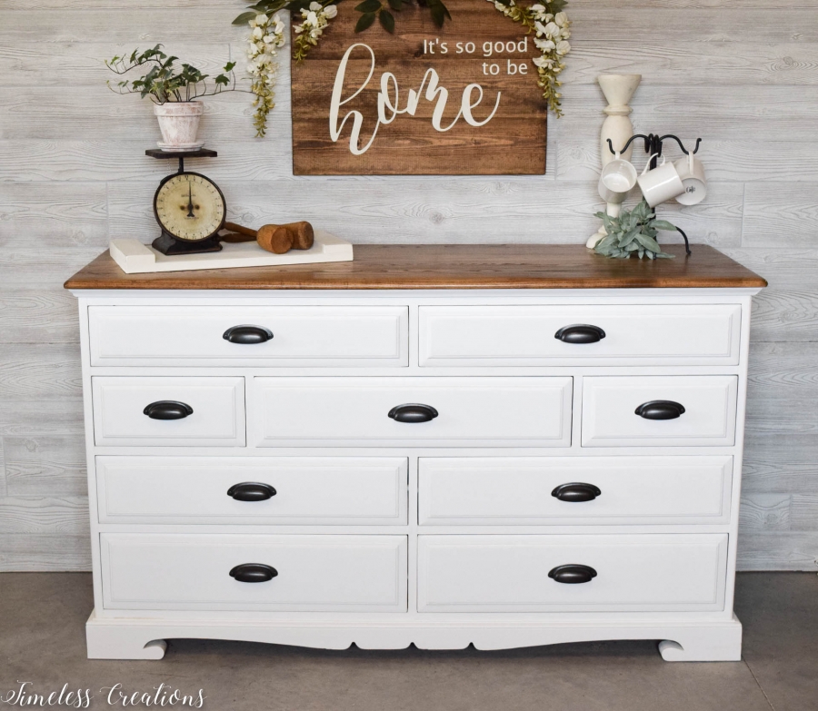 White Wood Dresser General Finishes 2018 Design Challenge   Farmhousedresser Cuppulls 2 