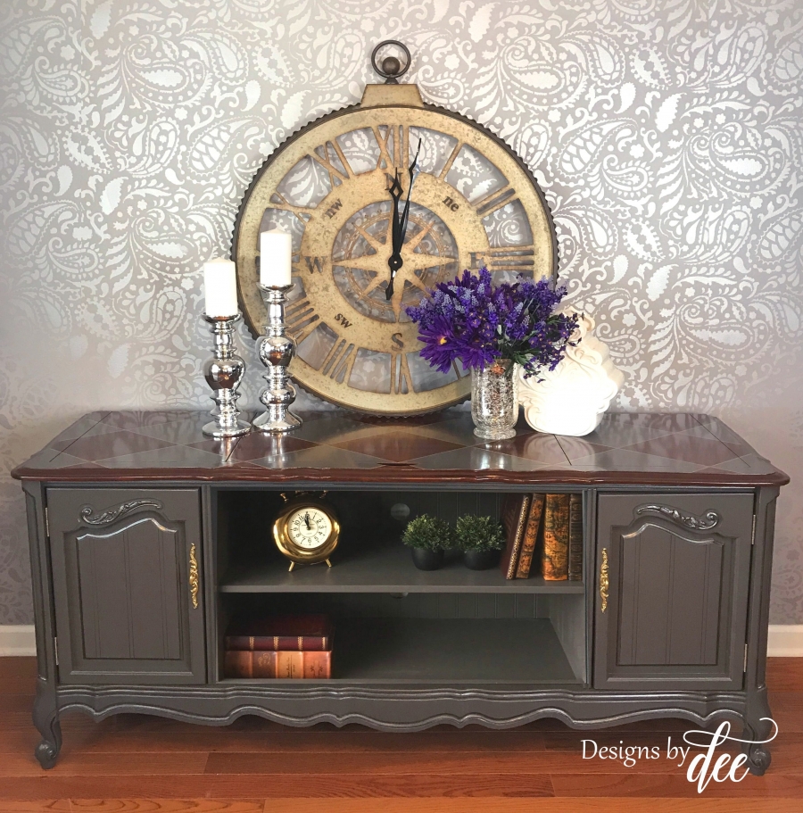 French Provincial Media Console General Finishes 2018 Design Challenge