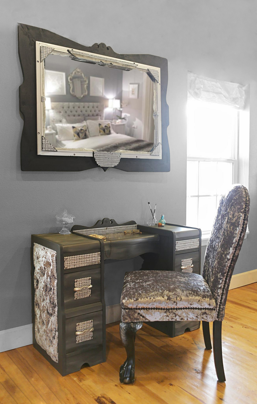 Silver and Bling Vanity