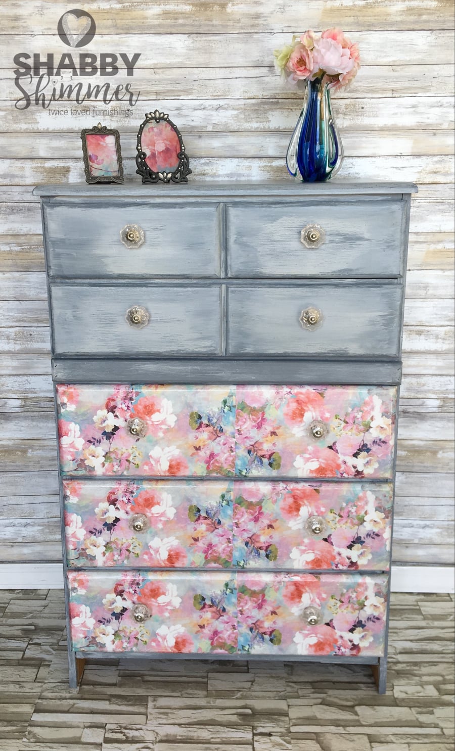 Denim and roses
