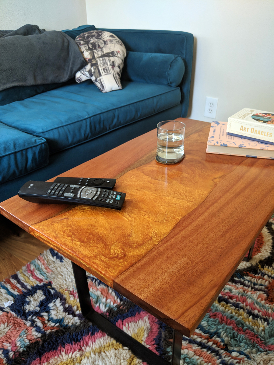 African Mahogany River Coffee Table