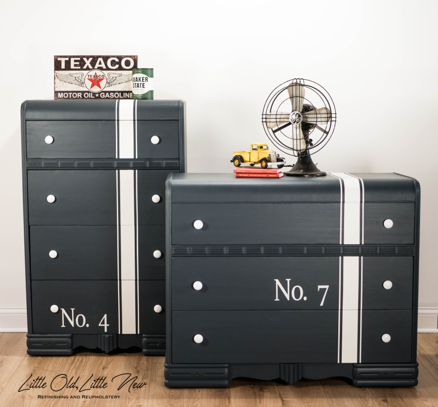 Vintage Waterfall Dressers