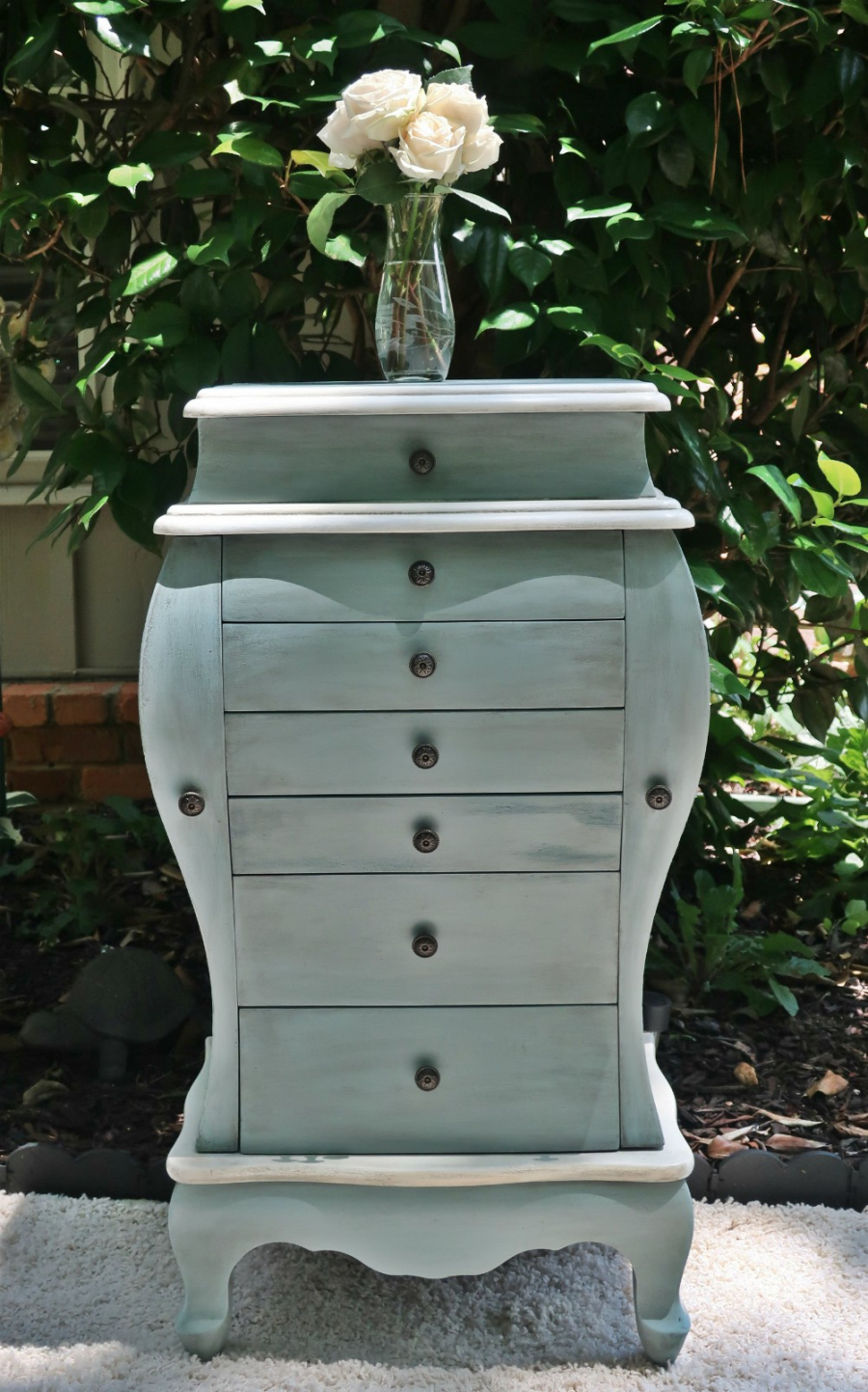 Persian Blue Bombe Chest