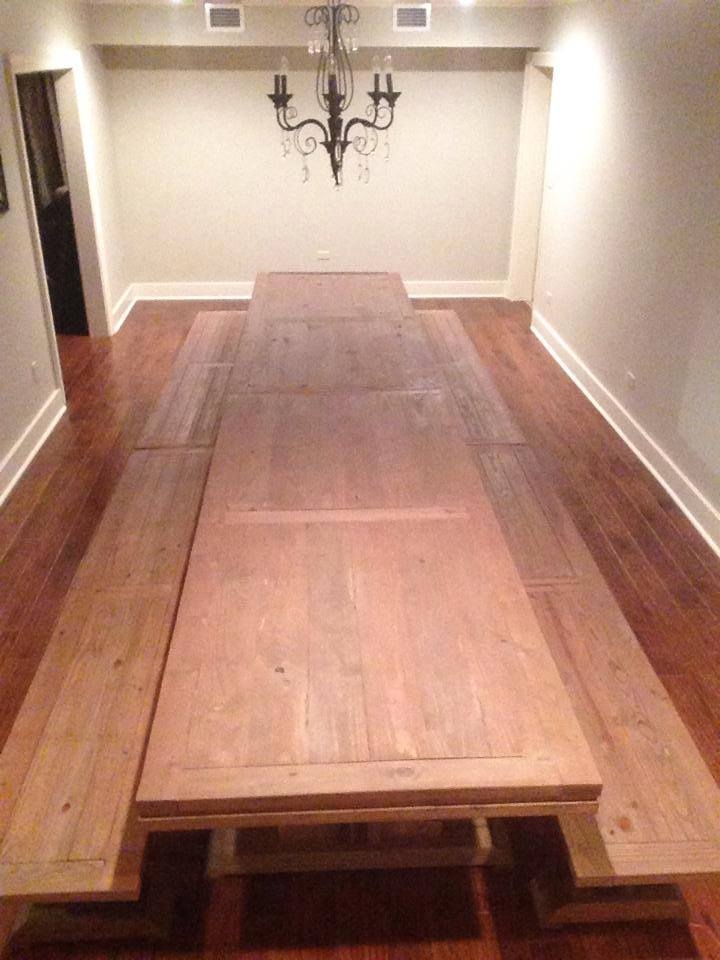 16 Foot Farmhouse Table And Benches General Finishes 2018 Design Contest Categories