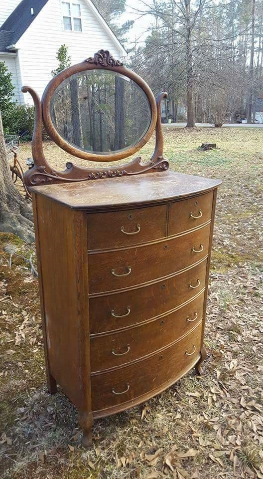 Antique Bow Front Dresser With A Stylish New Look General Antique Bow Front Dresser With A Stylish New Look General