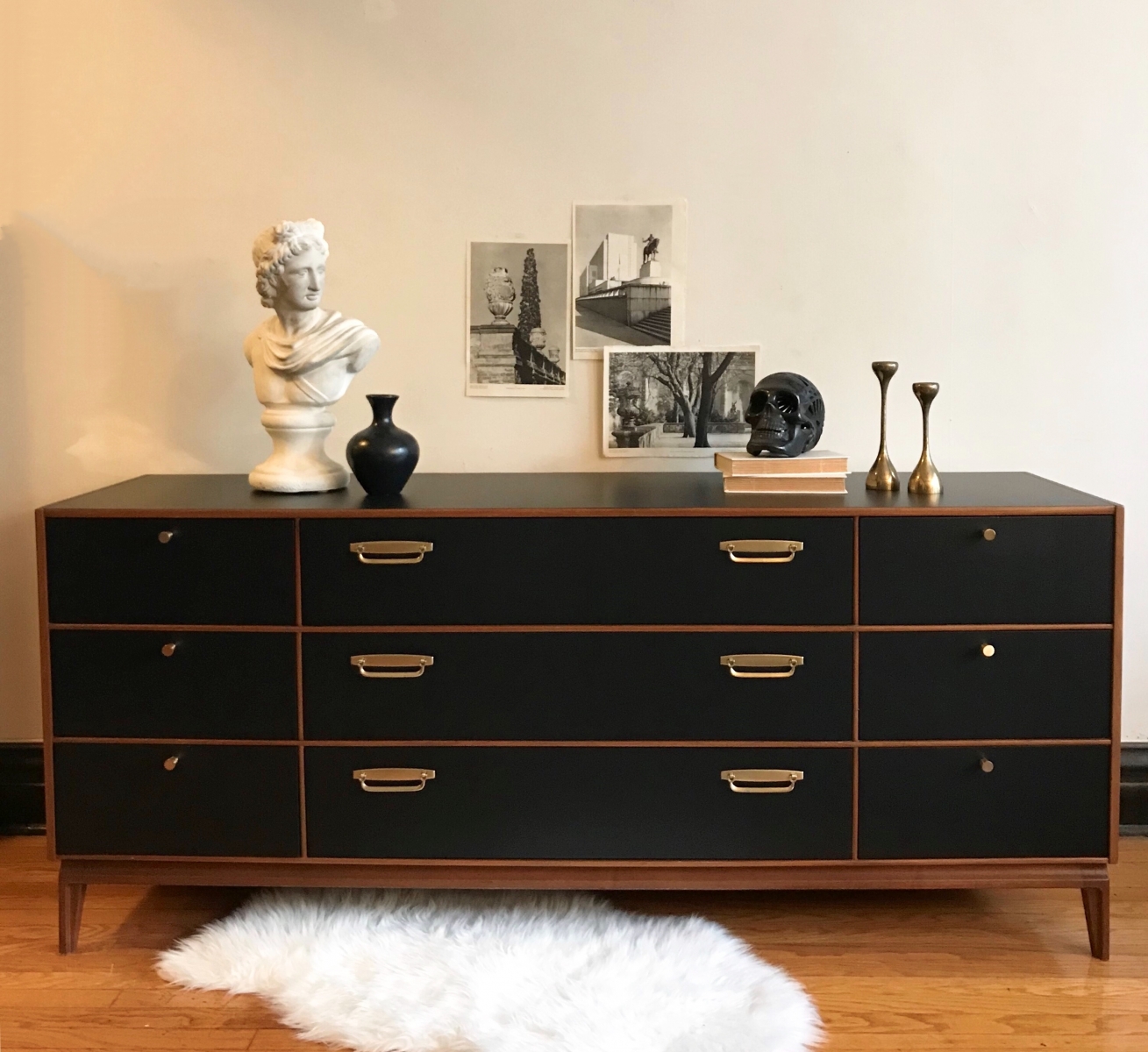 Lamp Black Mid Century Modern Dresser General Finishes 2018