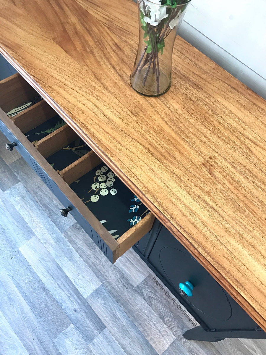 Lamp Black Buffet With Gel Stain Top General Finishes 2018 Design S Used General Finishes Gel Stain