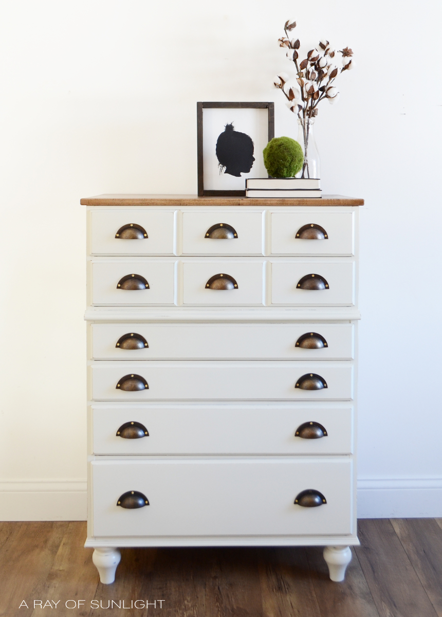 Country Farmhouse Tall Dresser