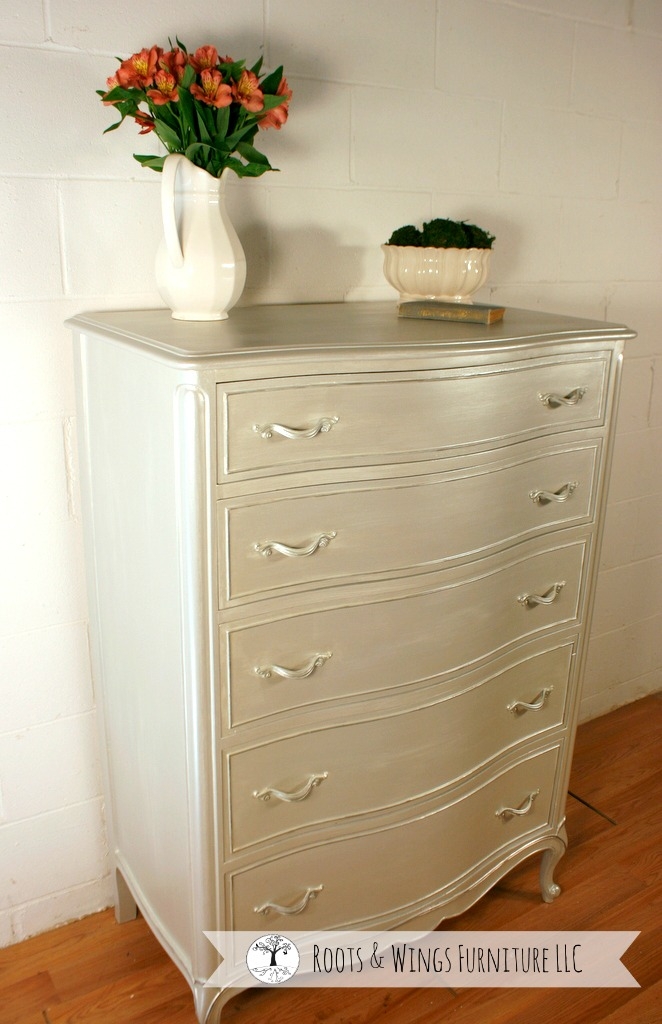 Pearl Effects Metallic Chest of Drawers General Finishes 