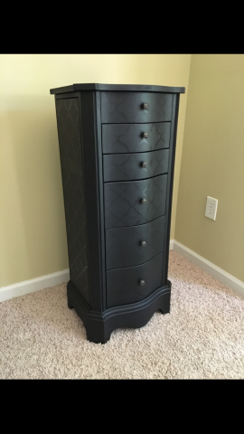 Black Shadow Jewelry Armoire