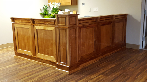 Installed prior to counter top