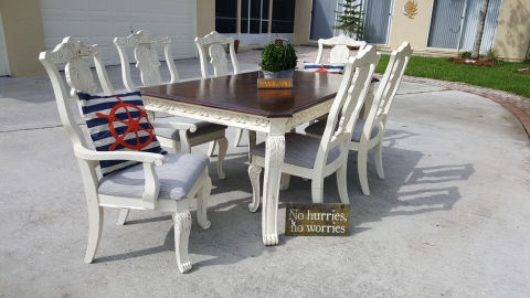 After. 9pc French Country Chic dinette.