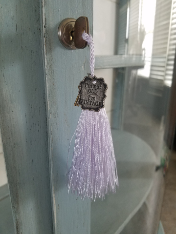 I'm not old I'm vintage. Thought it was the perfect charm for this piece