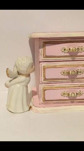 Gilded Pink Jewelry Box