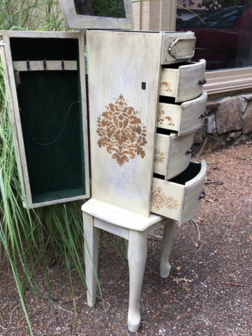 Marble Jewelry Armoire