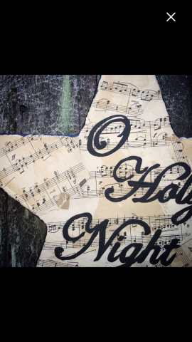 "O Holy Night" Christmas Decor