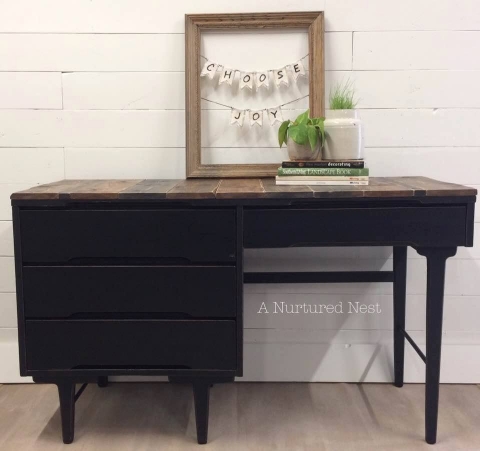 Sleek and Rustic Desk
