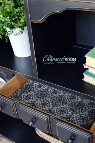 Drawer fabric details