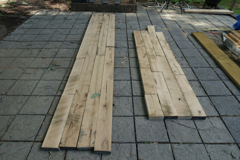 Old Growth White Oak Beams