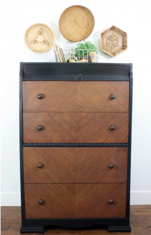 Black and Walnut Waterfall 2