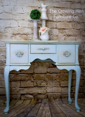 Blue Sky Cabriole Table - The Crowing Hen