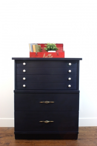 Well Hello! Mid-Century Coastal Blue