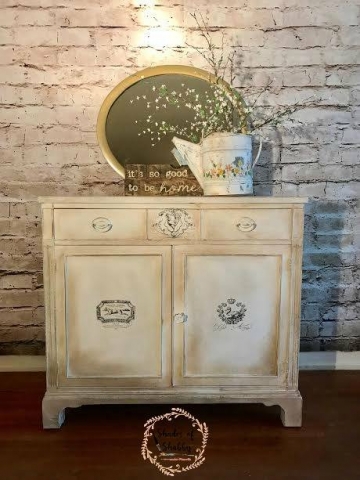 Country chic buffet