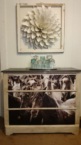 Horse corral dresser