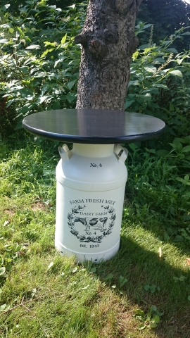 Milk Can Table