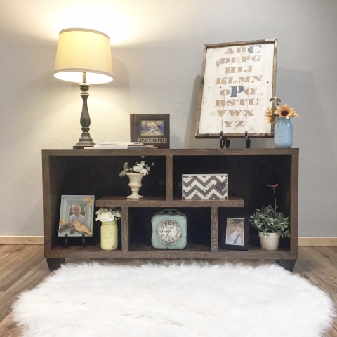 Modern Rustic Entertainment Center 2