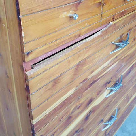 Cedar Dresser, Before
