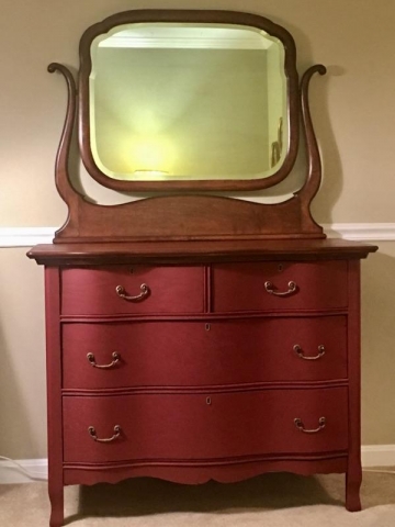 Rustic Tuscan Red Dresser